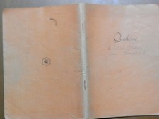 Vecchio quaderno scolastico di scuola d epoca LATINO PAX IN LABORE classici del
