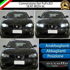 CONVERSIONE FARI COMPLETA PER SEAT IBIZA 6L 6000K BIANCO GHIACCIO CANBUS