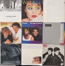 8x Wham! & George Michael - Single Vinyl Sammlung - Zustand Gut / Sehr Gut