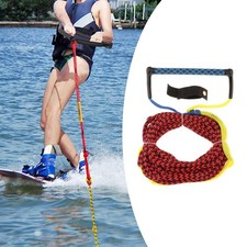 Corda per wakeboard, sci nautico, barca, surf, corda con maniglia, per sci