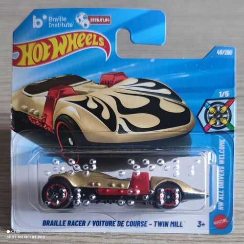 Hot wheels braille racer twin - wheels,