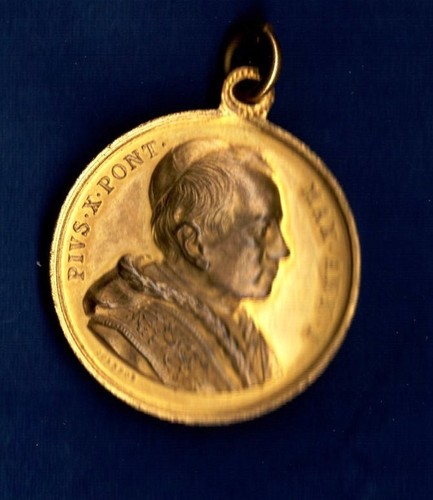 Medaglia papa pio anno primo - pio,