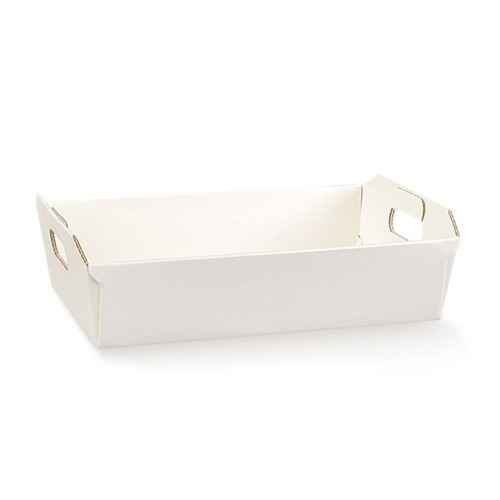 Seta bianco 31x22x9 cm - seta,