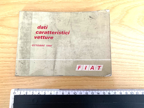 Libretto dati caratteristici - libretto,