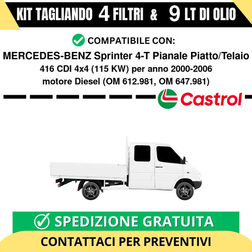 Tagliando per mercedes benz - tagliando,