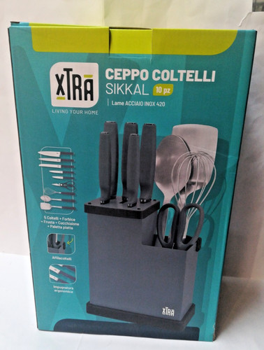 Ceppo coltelli cucina 10 - cucina,