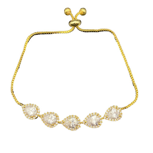Bracciale zirconi forma di - bracciale, a