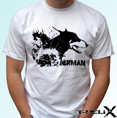 Doberman shirt cane - t,