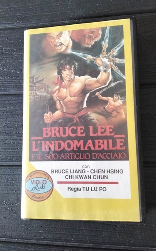 Vhs bruce lee indomabile e - vhs,
