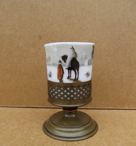 Ancien verre opaline foire - opaline, de