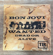 BON JOVI - Wanted Dead Or Alive (7") 45 RPM - Stampa Italiana 1986 - Mercury