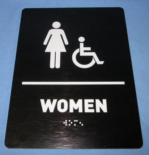 Insegna bagno donna - insegna,