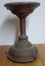 Lampadario anni 50 in bronzo o