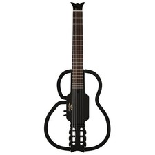 Aria AS-101C PNBK Chitarra Classica Silent Modello Sinsonido con Borsa e Cuffie