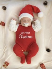 Tuta Neonato Neonato Ricamata