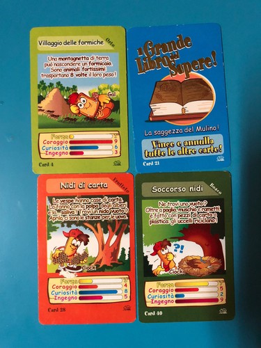 Lotto carte mulino bianco - lotto,