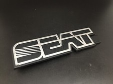 SEAT 120MM LOGO SCUDO SIGLA EMBLEMA FREGIO STEMMA SCRITTA TARGHETTA BADGE TARGA