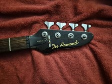 DeArmond By Guild Pilot manico chitarra basso 22 tasti scala 35" tastiera RW + accordatori