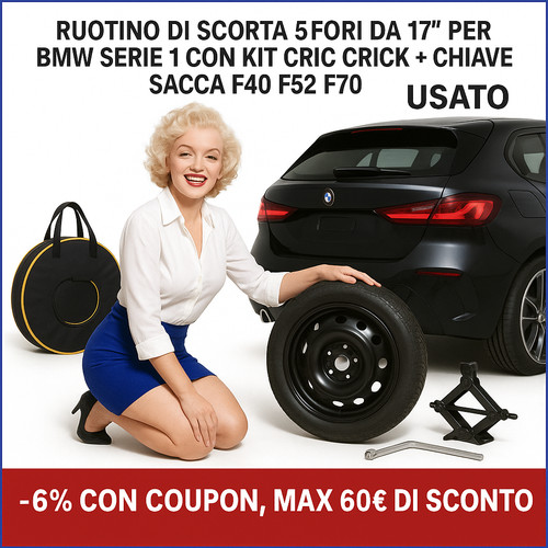 Ruotino scorta 5fori 17 - ruotino,