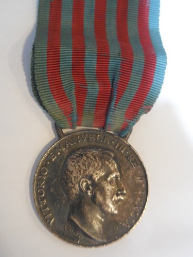 Medaglia guerra italo turca - italo,