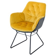 Poltrona Leyton bicolore in