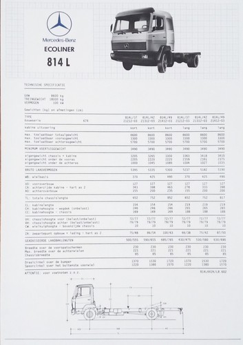 Camion mercedes benz 814 - mercedes-benz,
