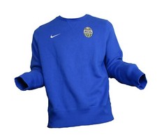 Nike Swoosh Felpa Uomo Club Crew Fleece Blue Hellas Verona