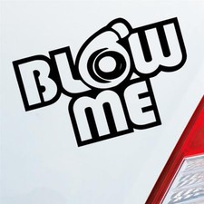 Adesivo auto BLOW ME BOOSTER Turbo Tuning 12x8 cm sticker adesivo lunotto