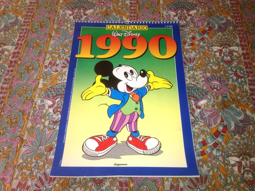 Calendario walt disney 1990 - calendario,
