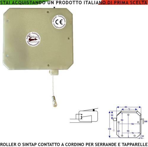 Sensore antifurto tapparella - sensore, x