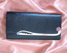 Elegante portafoglio nero