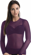 Maglia trasparente donna - trasparente,