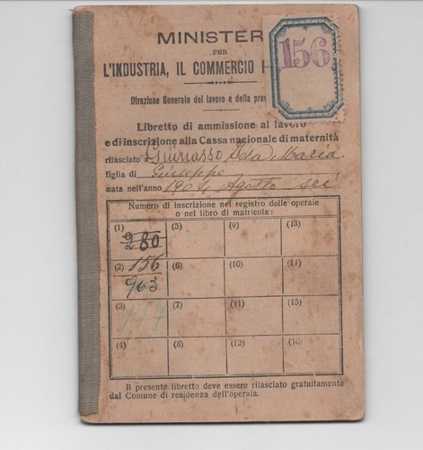 Raro libretto lavoro - raro,