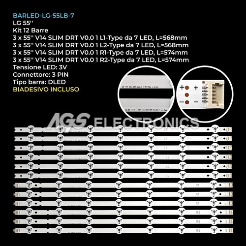 Kit barre strip - kit, 12