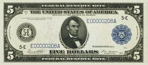 Dollari 1914 - u.s.a.,