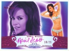 APRILE SCOTT "AUTOGRAFO ROSA