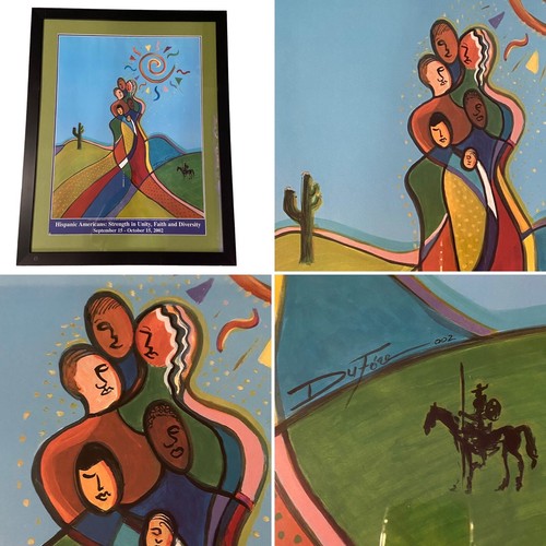 Poster con cornice artista