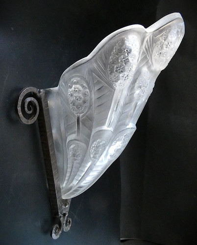 Applique art déco - applique, verre