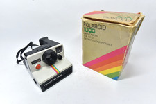 POLAROID LAND CAMERA 1000 SX-70 SX70 FOTOCAMERA PELLICOLA ISTANTANEA TESTATA FUNZIONANTE + SCATOLA