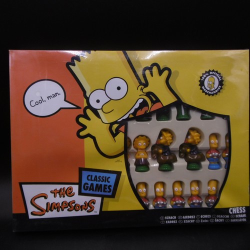 Simpsons chess game - simpsons,