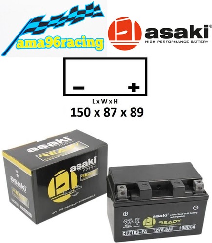 Batteria asaki ctz10sfa - batteria,