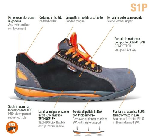Scarpa anti infortunistica - scarpa,