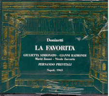 Donizetti: La Favorita / Previtali, Simionato, Raimondi, Napoli 12.5.1963 - CD