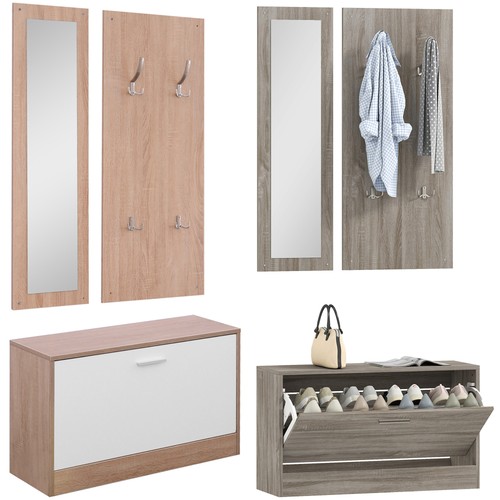 Homcom set ingresso 3pz con - homcom,