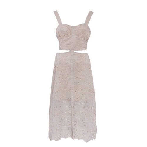 Maje women beige embroidered - maje, women's