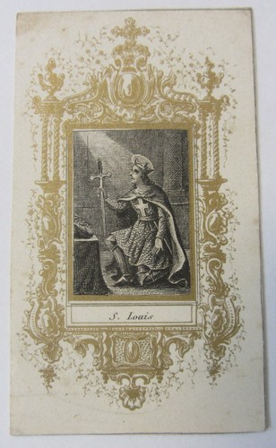 Canivet santino holy card - canivet,
