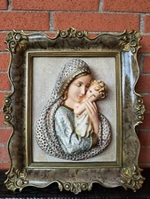 Quadro Madonna con bambino in ceramica da Arturo Pannunzio