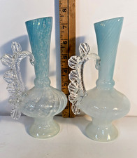 Coppia vasi vintage Murano blu