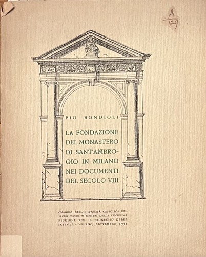 Bondioli pio fondazione del - pio,