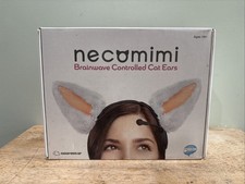 Neurosky Necomimi 2021 orecchie di gatto controllate da onde cerebrali nere Neurowear